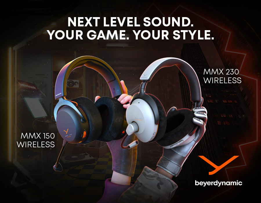 New beyerdynamic MMX 150 wireless & MMX 230 wireless gaming headsets