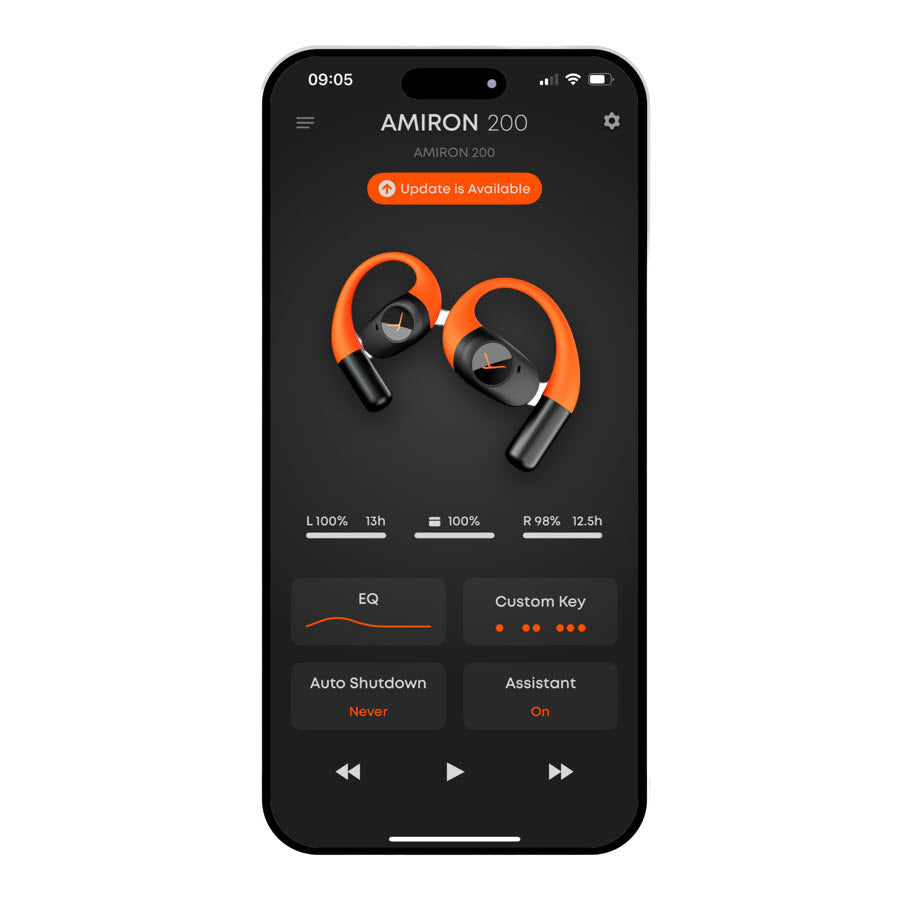 Open true wireless sports earphones