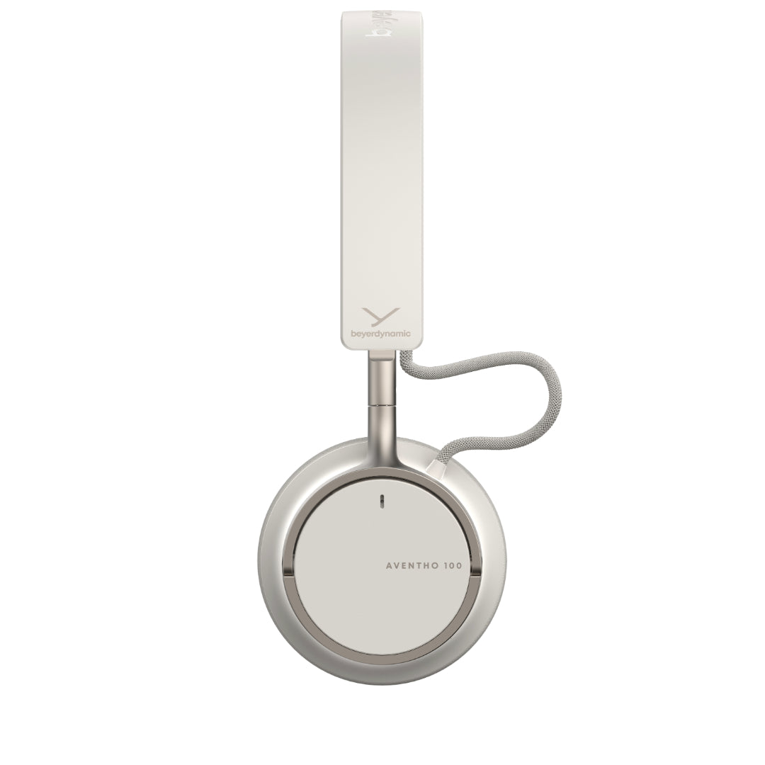 AVENTHO 100 Noise Cancellation Headphones. Cream