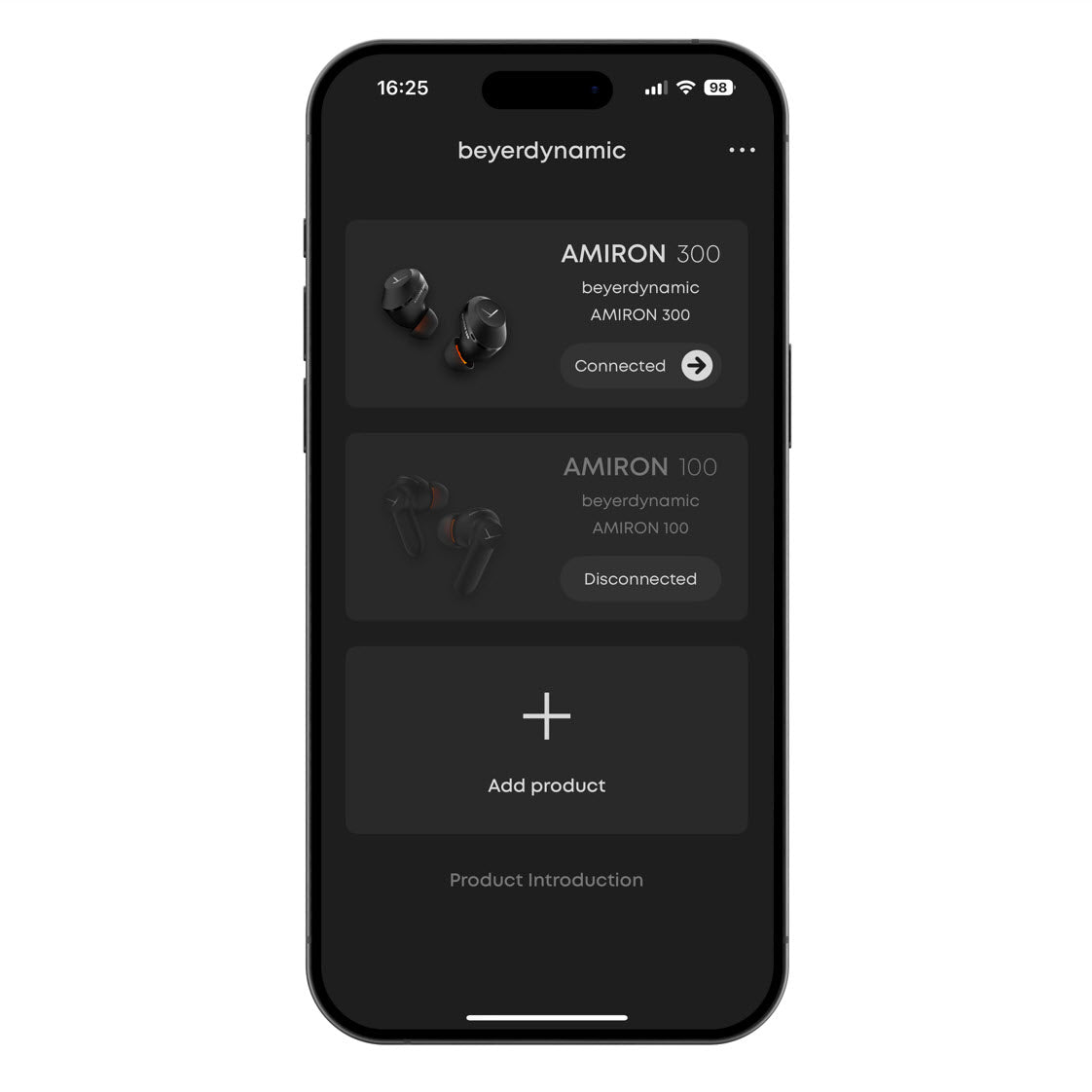 AMIRON 300 Hi-Res Audio - Active Noise Cancellation (ANC). Cream