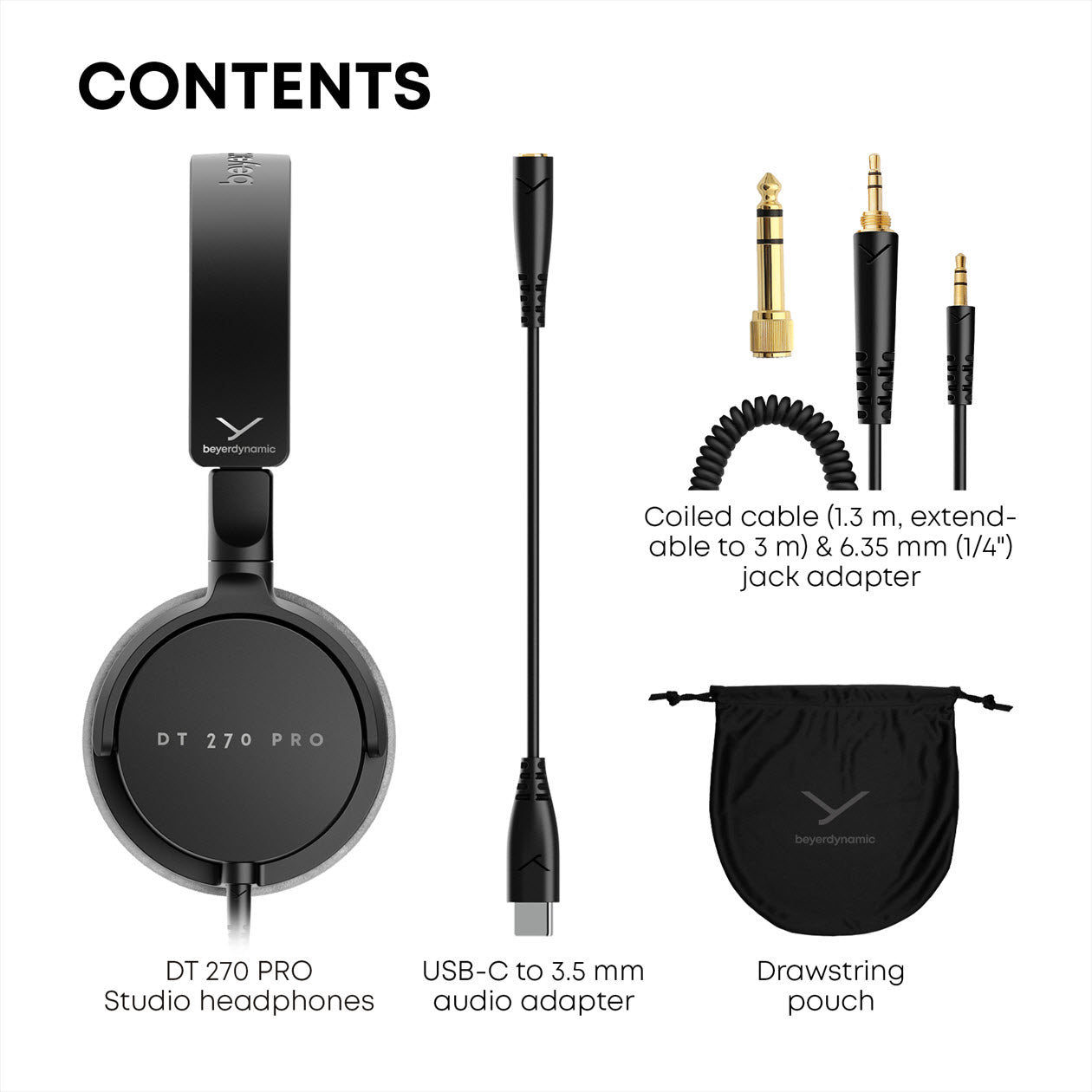 DT 270 PRO Compact Studio Headphone