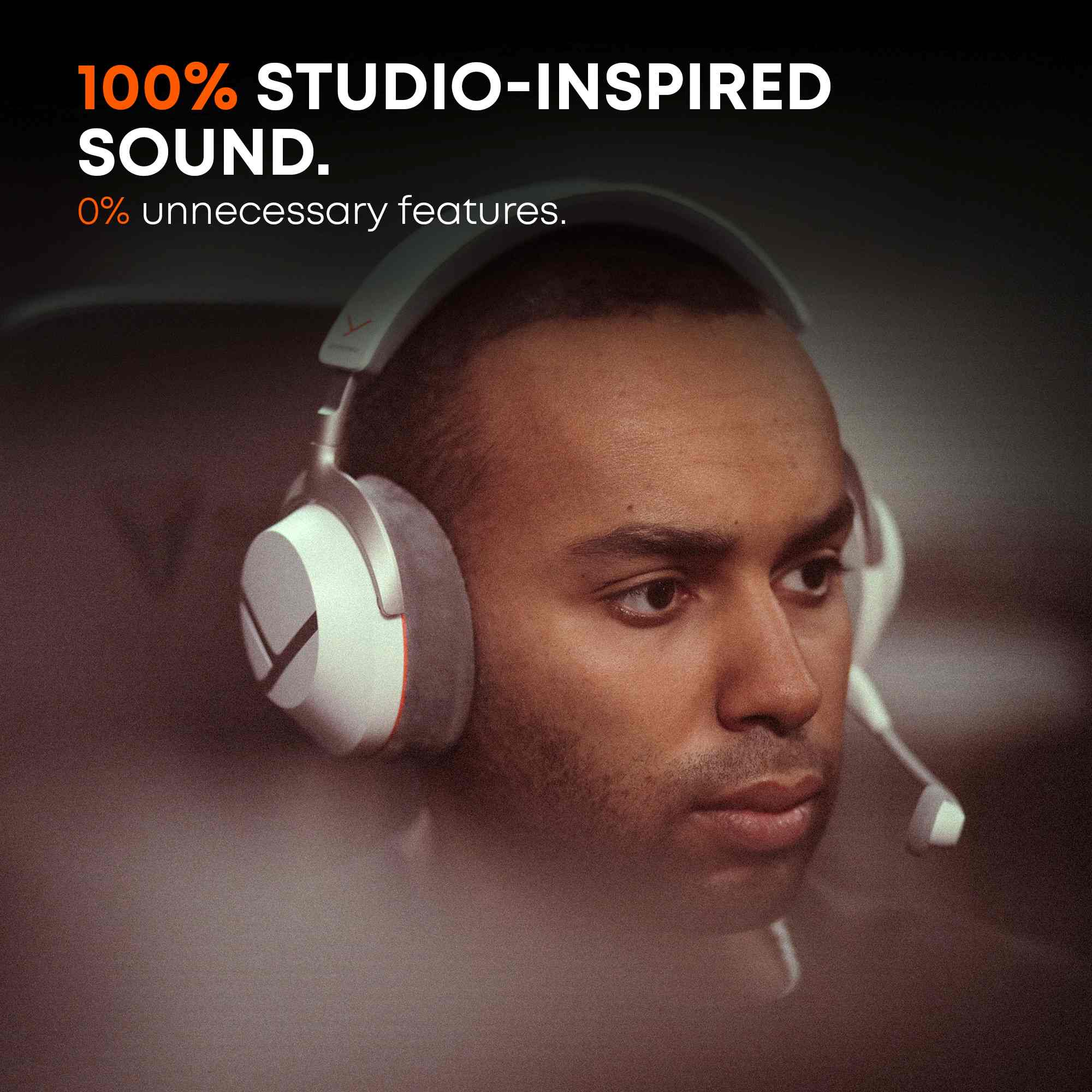 MMX 100 Wireless Low Latency Gaming Headset, with studio inspired sound.