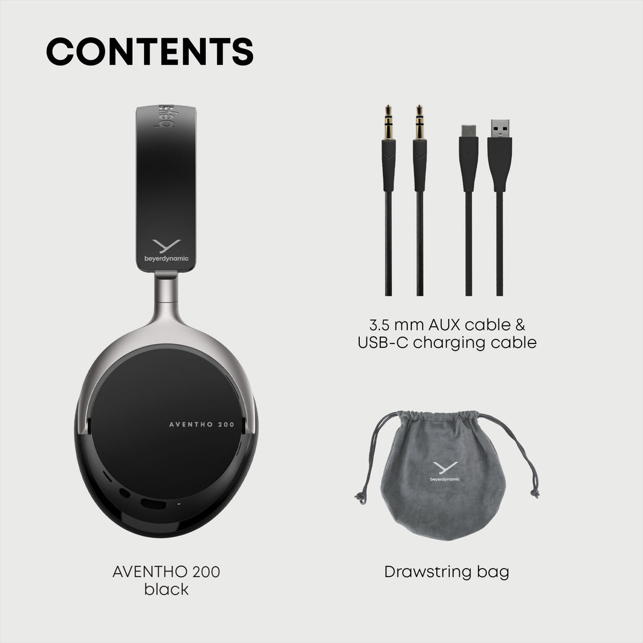 AVENTHO 200 Noise Cancellation Headphones