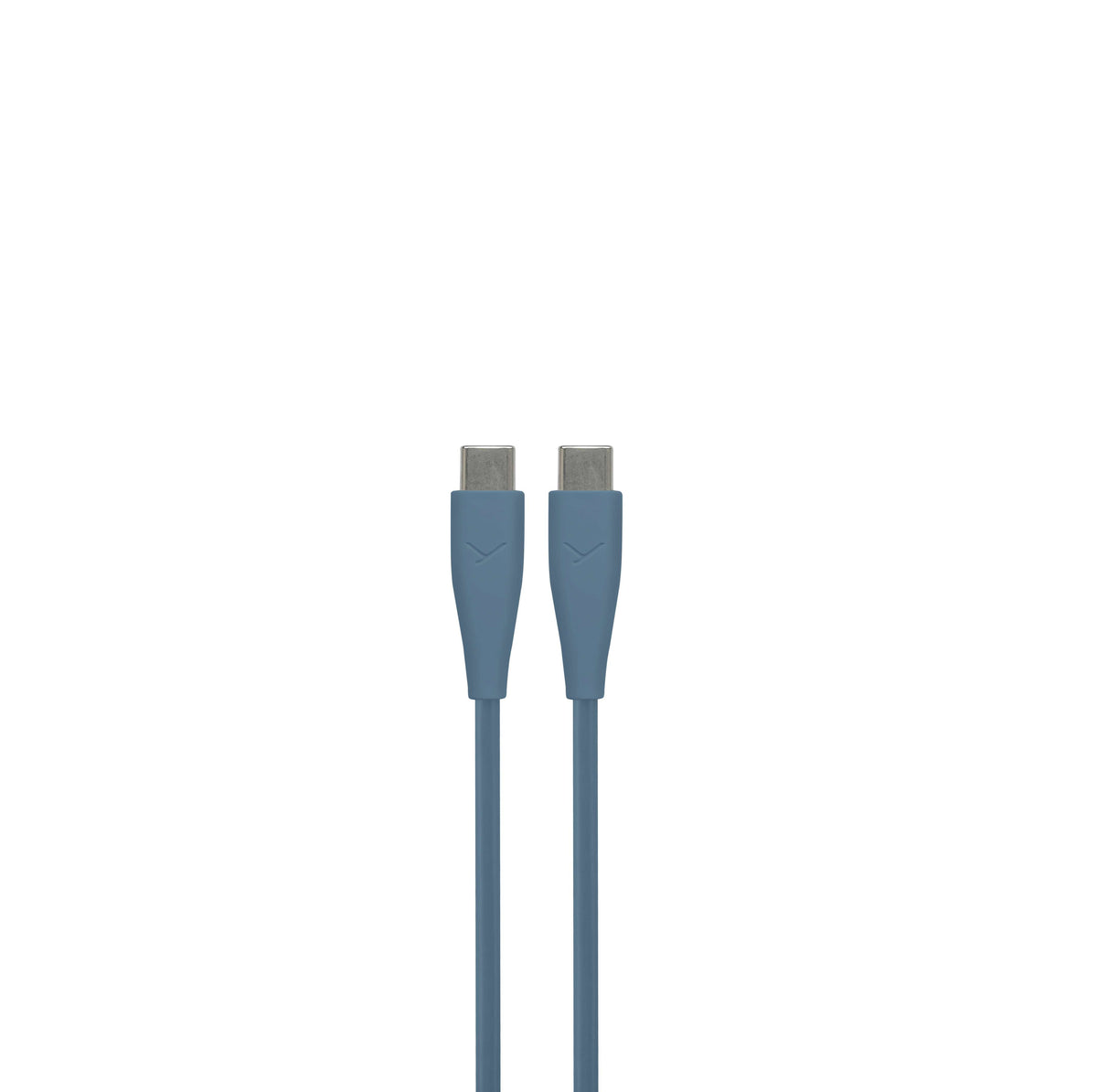 A blue USB-C to USB-C 