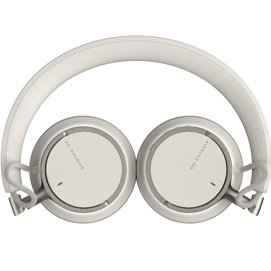 AVENTHO 100 Noise Cancellation Headphones. Cream