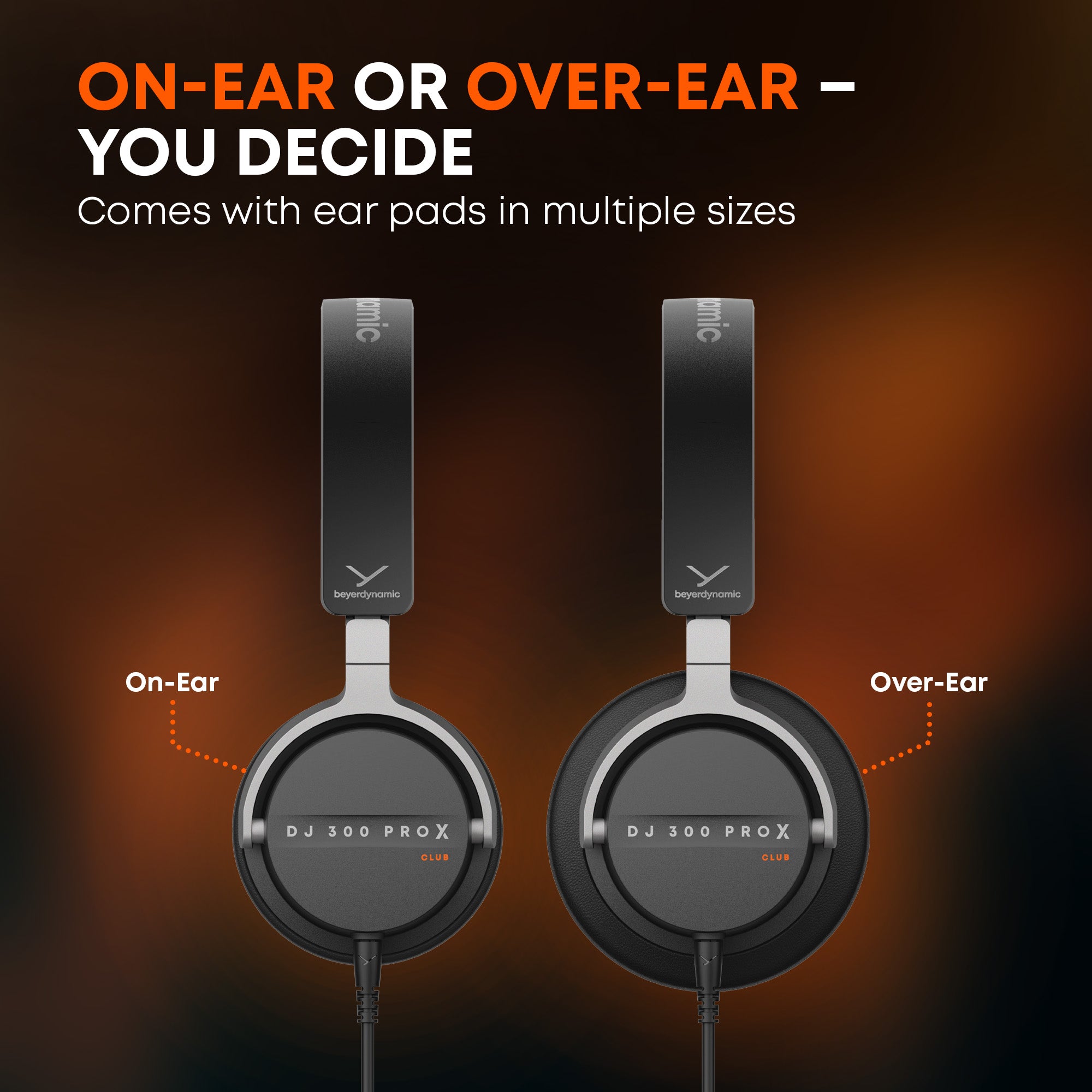 DJ 300 PRO X CLUB - Professional DJ Headphone