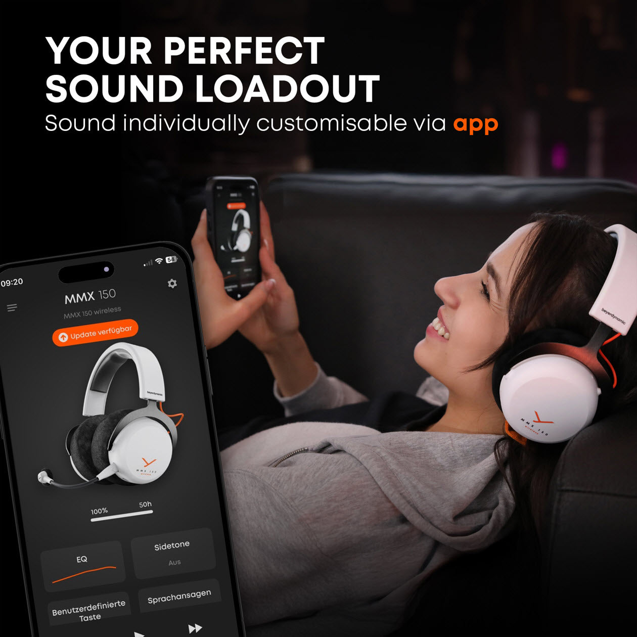 MMX 150 Wireless Multi Platform Low Latency Gaming Headset. Studio Quality Sound