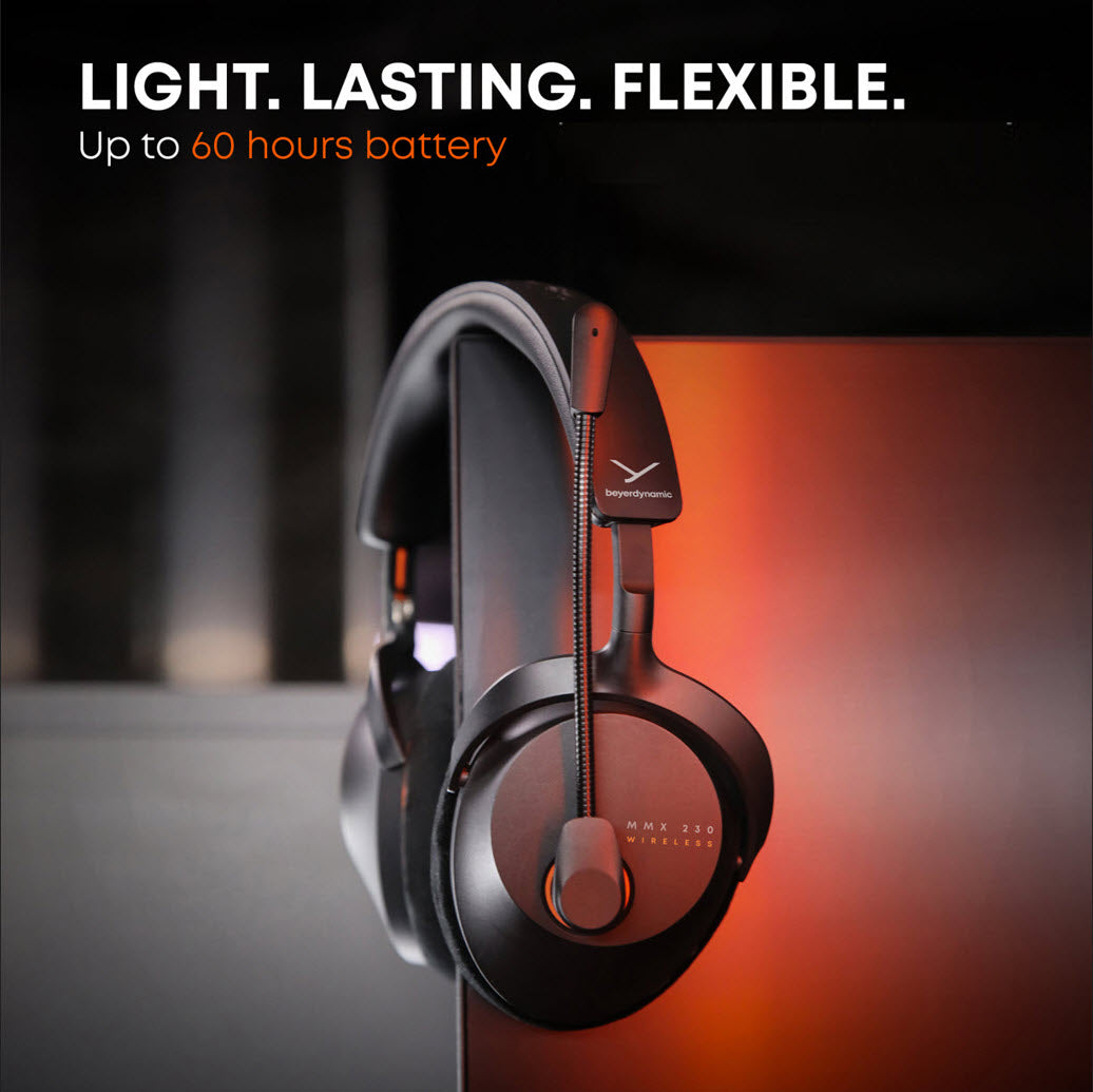 MMX 230 Wireless Multi Platform Low Latency Gaming Headset. Black