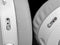 white headphones sound slider