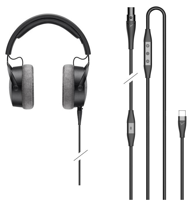 DT 700 PRO X USB-C Pack: Includes additional USB-C cable with integrated ESS DAC, In-line Remote & Mic.